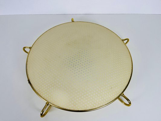 Large Brass Flush Mount from Erco, 1960s-PUK-1406764