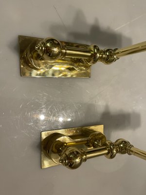 Large Brass Sconces by Estruia, 1980s, Set of 2-JJC-1720458