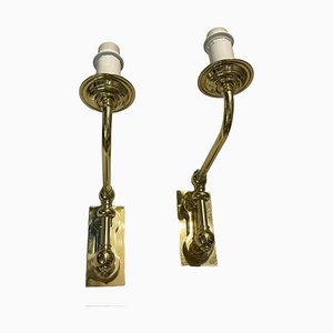 Large Brass Sconces by Estruia, 1980s, Set of 2-JJC-1720458