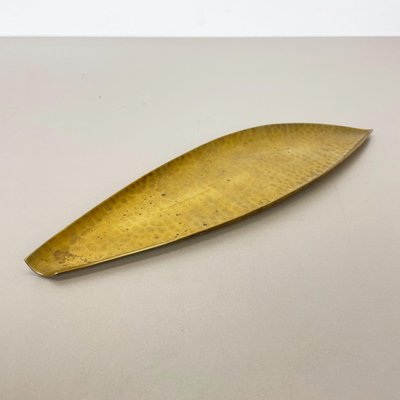 Large Brass Shell Plate by Auböck & Hagenauer, Germany, 1950s-QZ-1137798