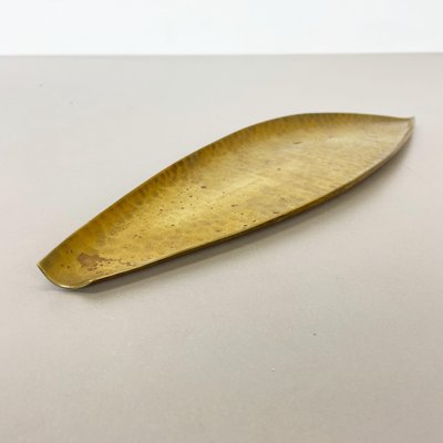 Large Brass Shell Plate by Auböck & Hagenauer, Germany, 1950s-QZ-1137798