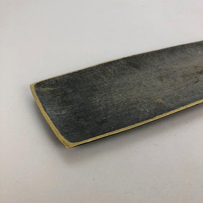 Large Brass Shell Plate Desk Element, Austria, 1950s-QZ-1114591