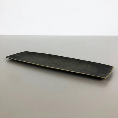 Large Brass Shell Plate Desk Element, Austria, 1950s-QZ-1114591