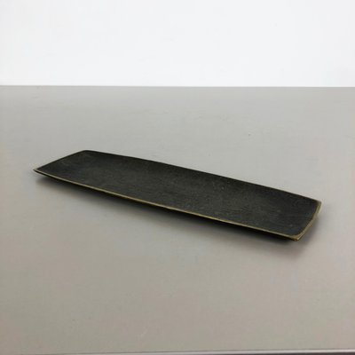 Large Brass Shell Plate Desk Element, Austria, 1950s-QZ-1114591