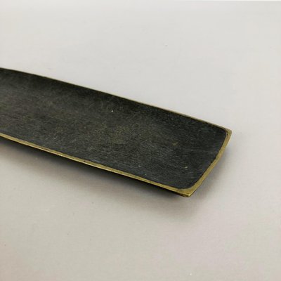 Large Brass Shell Plate Desk Element, Austria, 1950s-QZ-1114591