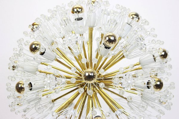 Large Brass Starburst Chandelier by Emil Stejnar for Rupert Nikoll, Austria, 1960s-UGR-1085845