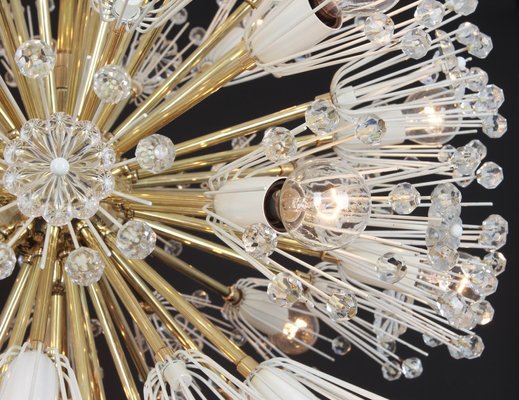 Large Brass Starburst Chandelier by Emil Stejnar for Rupert Nikoll, Austria, 1960s-UGR-1085845