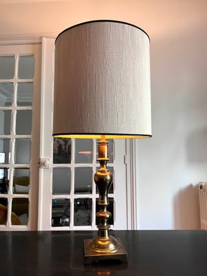 Large Brass Table Lamps from Stiffel, 1960s, Set of 2-AVC-1450019