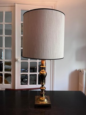 Large Brass Table Lamps from Stiffel, 1960s, Set of 2-AVC-1450019