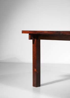 Large Brazilian Solid Wood Dining Table, 1960s-YU-1133309