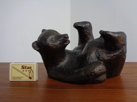 Large Bronze Bear with Baby Bear, 1960s-RDW-1419620