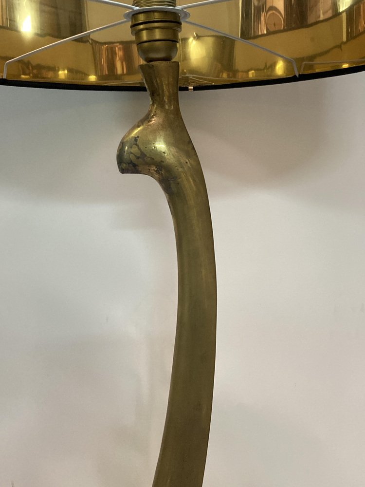 Large Bronze Lamp by Ricardo Scarpa, 1950s