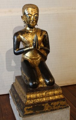 Large Bronze Monk, 18th-Century, Thailand-HPU-1248907