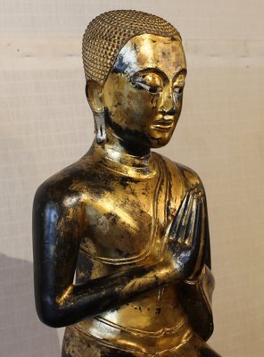 Large Bronze Monk, 18th-Century, Thailand-HPU-1248907