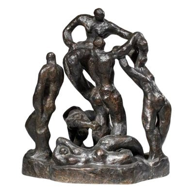 Large Bronze Sculpture by Gloria Morena-YU-1010781