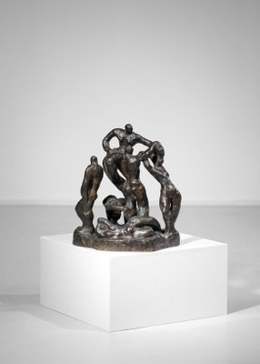 Large Bronze Sculpture by Gloria Morena-YU-1010781