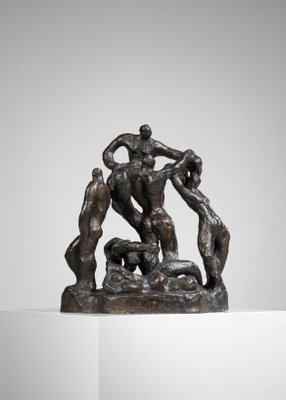 Large Bronze Sculpture by Gloria Morena-YU-1010781