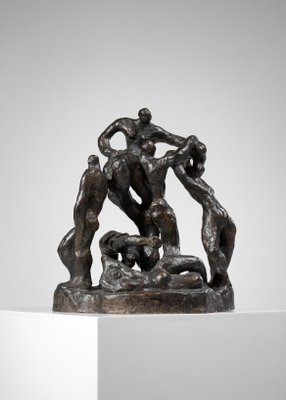 Large Bronze Sculpture by Gloria Morena-YU-1010781