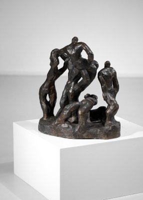 Large Bronze Sculpture by Gloria Morena-YU-1010781