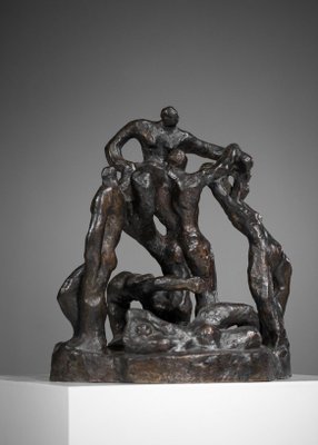 Large Bronze Sculpture by Gloria Morena-YU-1010781