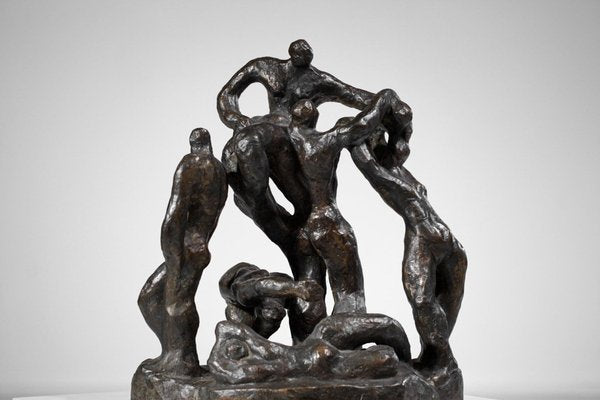 Large Bronze Sculpture by Gloria Morena-YU-1010781