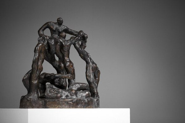 Large Bronze Sculpture by Gloria Morena-YU-1010781