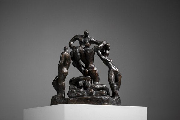 Large Bronze Sculpture by Gloria Morena-YU-1010781