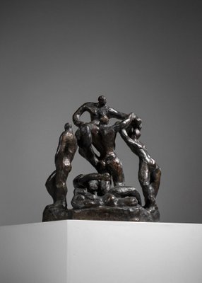 Large Bronze Sculpture by Gloria Morena-YU-1010781