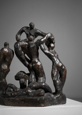 Large Bronze Sculpture by Gloria Morena-YU-1010781