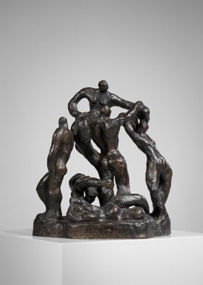 Large Bronze Sculpture by Gloria Morena-YU-1010781