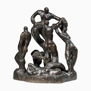 Large Bronze Sculpture by Gloria Morena-YU-1010781