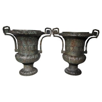 Large Bronze Vases, 1950s, Set of 2-FDW-2024419