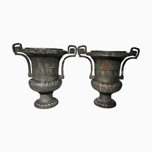 Large Bronze Vases, 1950s, Set of 2-FDW-2024419