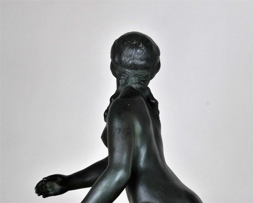 Large Bronze Woman by G. Gori, 1930s-SYQ-799243