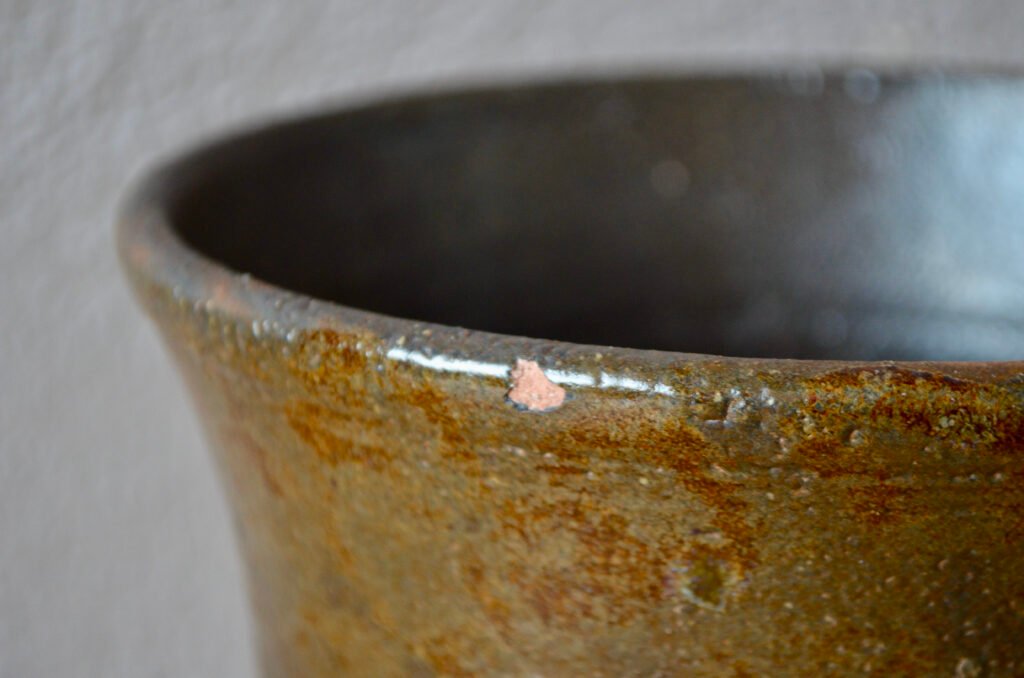 Large Brutalist Bowl in Berry Sandstone, 1960s