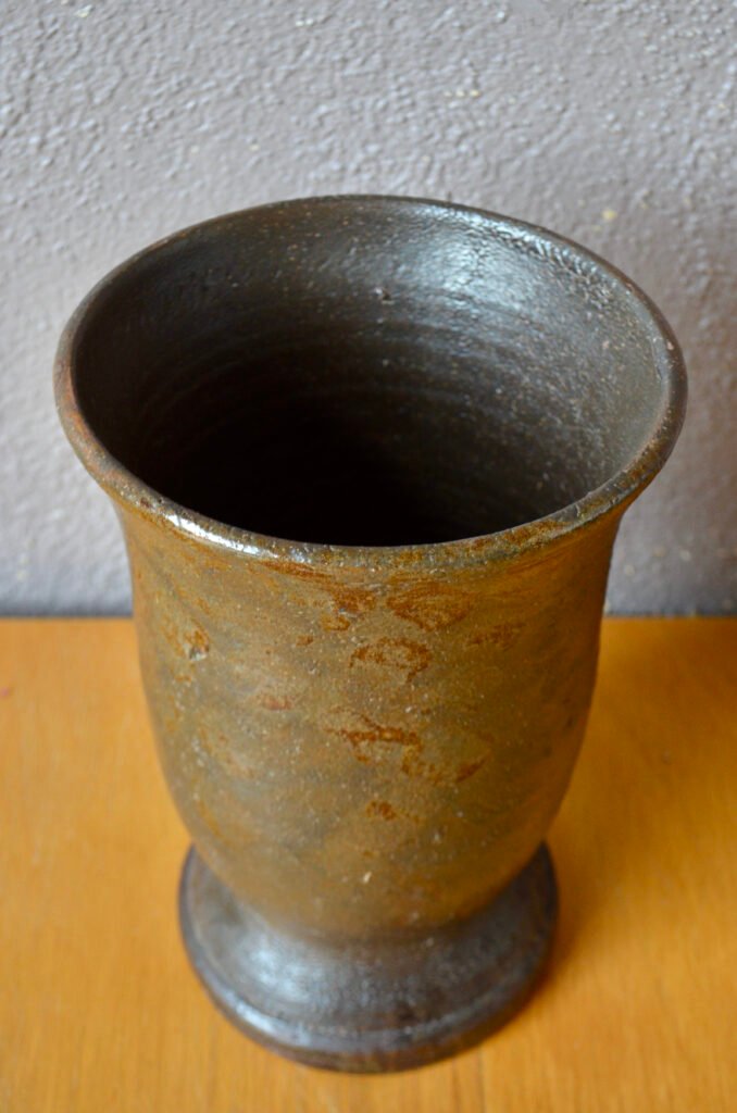 Large Brutalist Bowl in Berry Sandstone, 1960s