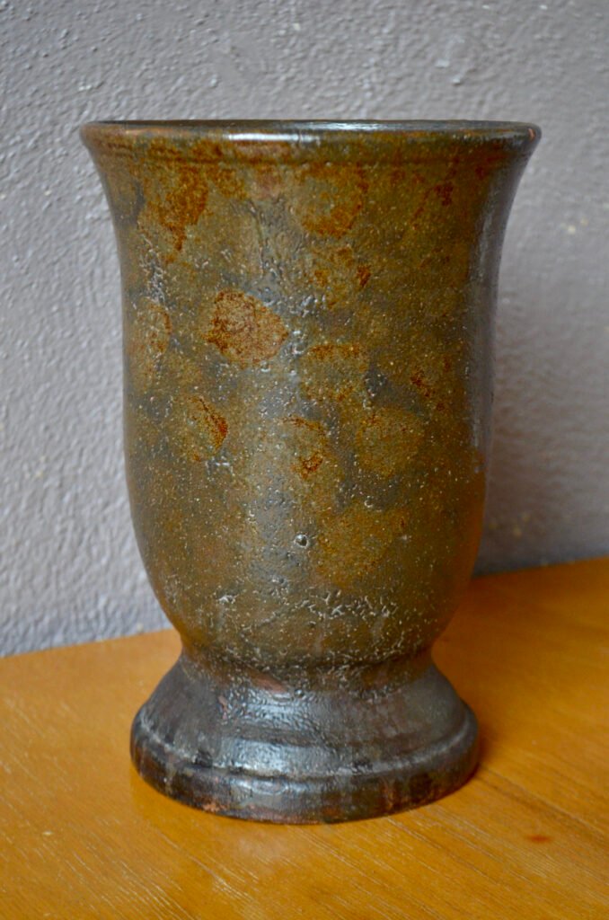 Large Brutalist Bowl in Berry Sandstone, 1960s