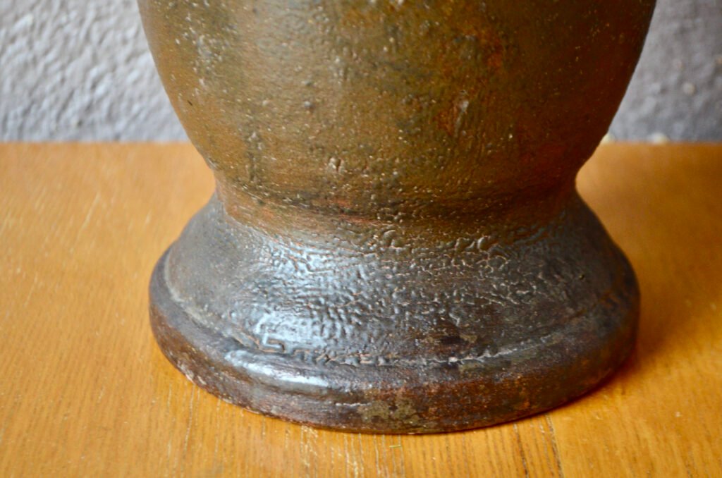 Large Brutalist Bowl in Berry Sandstone, 1960s