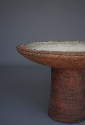 Large Brutalist Ceramic Dish Stand by Jaap Ravelli, 1960s-MB-2043225