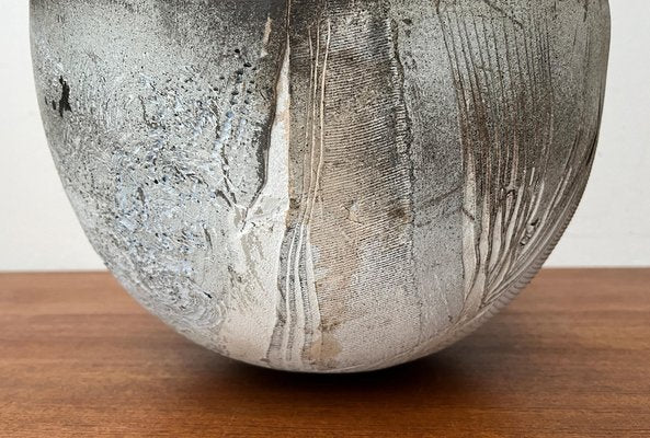 Large Brutalist German Studio Pottery Bowl by Gerhard Liebenthron, 1980s-UAH-1796680