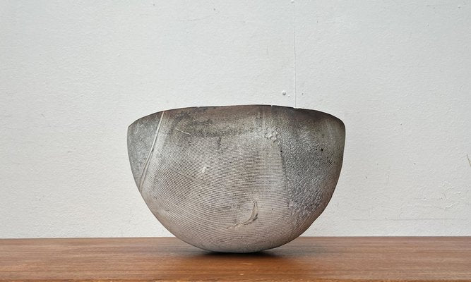 Large Brutalist German Studio Pottery Bowl by Gerhard Liebenthron, 1980s-UAH-1796680