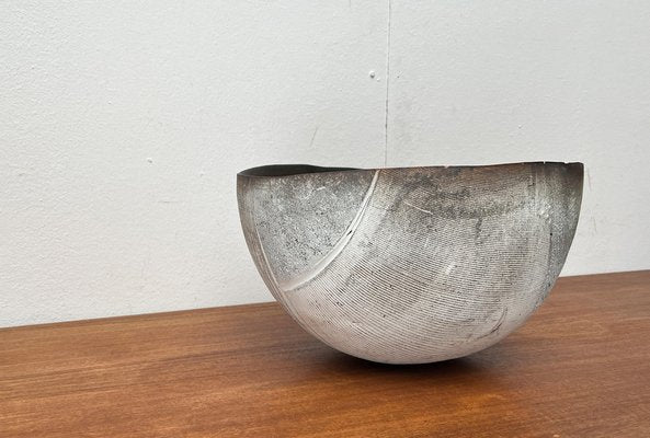 Large Brutalist German Studio Pottery Bowl by Gerhard Liebenthron, 1980s-UAH-1796680