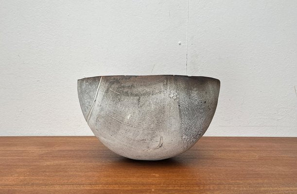 Large Brutalist German Studio Pottery Bowl by Gerhard Liebenthron, 1980s-UAH-1796680