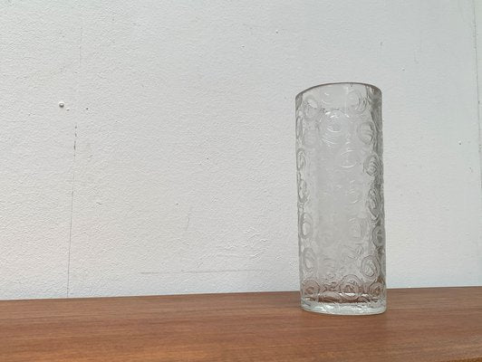 Large Brutalist Glass Vase, 1970s-UAH-1337878