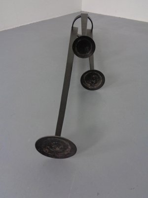 Large Brutalist Iron Candleholder, 1960s-RDW-1276999