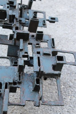 Large Brutalist Metal Sculpture by Marcello Fantoni, Italy, 1960s-EH-933969