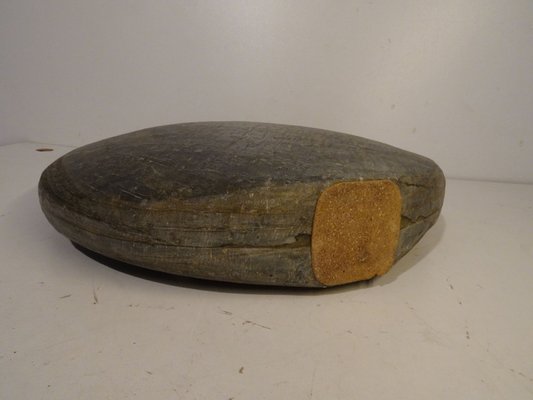 Large Brutalist Stone Pillow Vase in the Style of Pia Manu-AWL-1309955