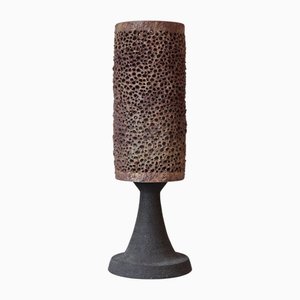 Large Brutalist Stoneware Table Lamp attributed to Sejer Ceramics, Denmark, 1960s-WRF-2020896