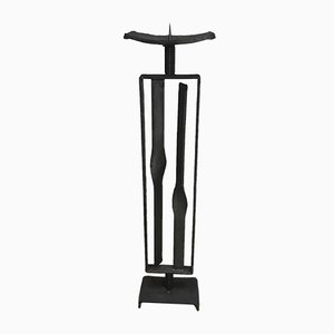 Large Brutalist Wrought Iron Candleholder, 1960s-JP-706721