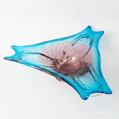 Large Bullicante Murano Glass Bowl, 1960s-IXK-1080241